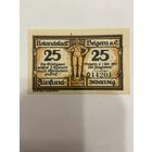 Нотгельд 25 пфеннигов 1921 год. Бельгерн. Веймарская республика - 2201