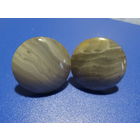 Запонки "Унисекс" с натуральным камнем,винтаж СССР,80-е г.г. ПО "Русские самоцветы",d 2,8 см