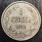 1 марка для Финляндии 1892 Александр Третий