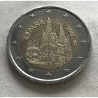 Испания 2 евро 2012 - ЮНЕСКО - Кафедральный собор в городе Бургос
