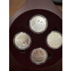 Православные храмы. Набор из 4 монет, 20 рублей 2010