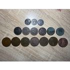 Лот монет Японии эпохи Мэйдзи (1868-1912)