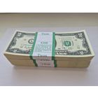 Корешок (100 штук) по 2 доллара США 2009 года (пачка пресс, по номерам) на сумму 200 USD. Бонусом 9 бандеролек. Корешок с номера L19143701A до номера L19143800A продан.