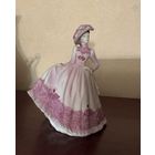 Статуэтка Дама в розовом Jill  Beau Monde  Coalport Англия винтаж