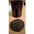 Чайница. Банка для чая. Чеканка. Грузинский чай. Редкость. Почтой не высылаю.