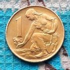 Чехословакия 1 крона 1991 года. R