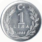 Турция 1 лира 1984 UNC РЕДКАЯ