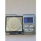 5 крон 1954 года. Швеция, Король Густав VI Адольф (1950 - 1973). Серебро 400. Монета не чищена. S45472.