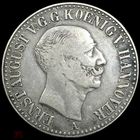 Талер 1842 Ганновер портретное серебро 1 половины 19 века