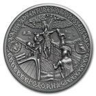 Соломоновы острова 5 долларов 2018г. "Путешествия Одиссея: Лотофаги". Монета в капсуле; подарочном футляре; сертификат; коробка. СЕРЕБРО 62,20гр.(2 oz).