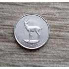 Werty71 ОАЭ 25 филсов 2011 арабская дюнная газель