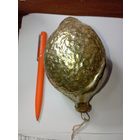 Ёлочная игрушка большая , ЛИМОН , толстое стекло .