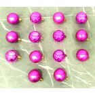 Игрушки Ёлочные * Шарики * Шары * 14 штук * Диаметр 4 см * Новые * Красивые !