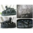 БОЛЬШИЕ (10 кг) сеттер и поинтер в стойке на дичь. Чугунное, литьё, Куса, СССР, 1980 год .