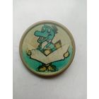 ЗНАЧОК КРАКАДИЛ ГЕНА И ЧЕБУРАШКА (ПЕРЕХОДНОЙ)