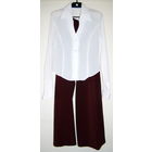 Бордовый костюм стильный, р.42-44, офисный