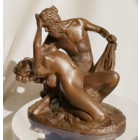 Скульптура Сатир и Вакханка Бронза
