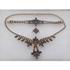 Все лоты с 1р.Редкий Набор Браслет Кольцо Колье цена за все