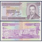 Бурунди, 100 франков 2007 г., P-37f, UNC