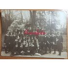 1920-е Белостокская гимназия выпускницы подписи штамп фотостудии