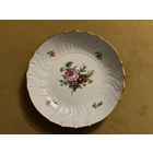 Тарелка Сухарница Цветы Ручная роспись KPM Berlin Германия