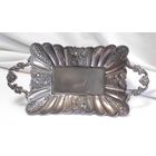 Визитница Поднос для визиток 30 х 15 см Серебрение 02