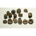 Запонки старинные оловянные.