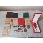 Большой лот польских наград и документов.