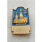 Карелия. Церковь Петра и Павла 17 век. Религия. Деревянное зодчество. Архитектура #2222-CP36