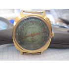 Часы Луч Олимпиада 80 позолота AU10 советские механические рабочие с рубля!