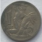 Чехословакия 1 крона 1930 г.