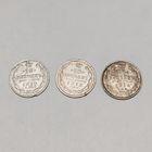 Лот монет #3 "10 копеек РИ" - 3 монеты по 10 копеек 1910,1912,1914. Хороший рельеф !!!