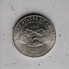 5 центов 2004(P) года США. Юбилейная монета. 200 лет экспедиции Льюиса и Кларка. Приобретение Луизианы. Очень красивая монета!