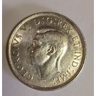 С 1 рубля без мц! 1 доллар 1939 Канада - крупное серебро! В коллекцию!