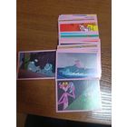 Наклейки Розовая пантера 57 штук