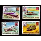 1979 Нигер транспорт ж/д авто самолет марка на марке