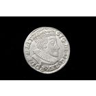 Трояк 1589 г. Олькуш (Речь Посполитая), Сигизмунд Ваза. Штемпельный блеск, пореже!