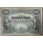 Банкнота 100 марок 1900 год. Баварский центральным банк. Германская империя.