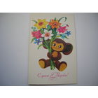 8 Марта 1984 год Игнатьева Т. Чебурашка двойная чистая