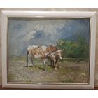 Картина худ. Тимошенко . Масло. "УТРО В ДЕРЕВНЕ"