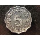 Мальта. 5 милей.1972. С 20 копеек. Распродажа коллекции. Смотрите другие лоты.
