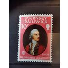 Гернси 1980г ЕВРОПА Марки - Известные люди