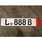 Автомобильный номер для коллекции