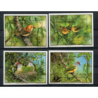 Острова Кука - 1989 - Птицы - [Mi. bl. 189-192] - полная серия - 4 блока. MNH.