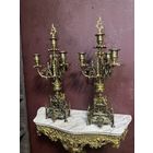 Пара роскошных бронзовых канделябров, Европа, очень красивое литье, много лотов с рубля