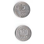 5 грошей Польша 1970 года