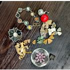 Ожерелье , сборный  большой лот Б/У украшений .