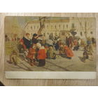 ПОДПИСАННАЯ ОТКРЫТКА СССР. "ВЕСНА" худ. Т.Н. ЯБЛОНСКАЯ 1953 год.