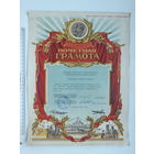 Почетная  грамота  центральный аэроклуб БССР 1956 г