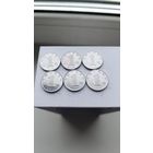 Сборный лот 1 цзяо (джао, jiao) Китай (Хризантема). Лот состоит из 6 монет. Монеты в блеске.